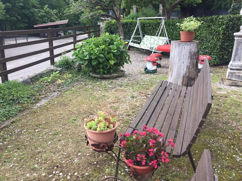 Area esterna dell'agriturismo